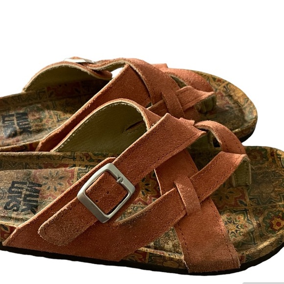 MUK LUKS Women's Shayna Terra Turf Sandals-Camellia Size 9 - Picture 4 of 7